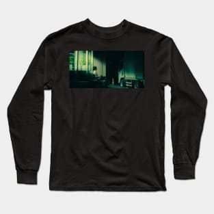 Waiting At Weed Dispensary Long Sleeve T-Shirt